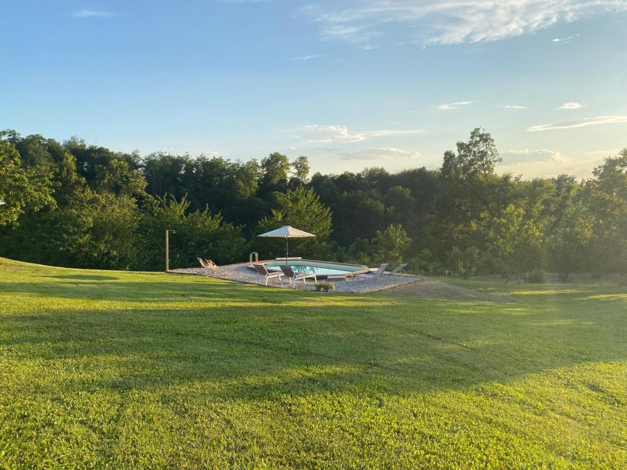 La Casa Di Roby-1 Appartamento La Morra Con Piscina Bagian luar foto